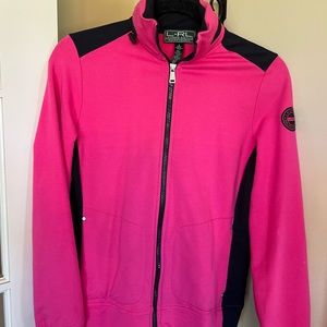 Womens Ralph Lauren classy jacket in pink and black size S